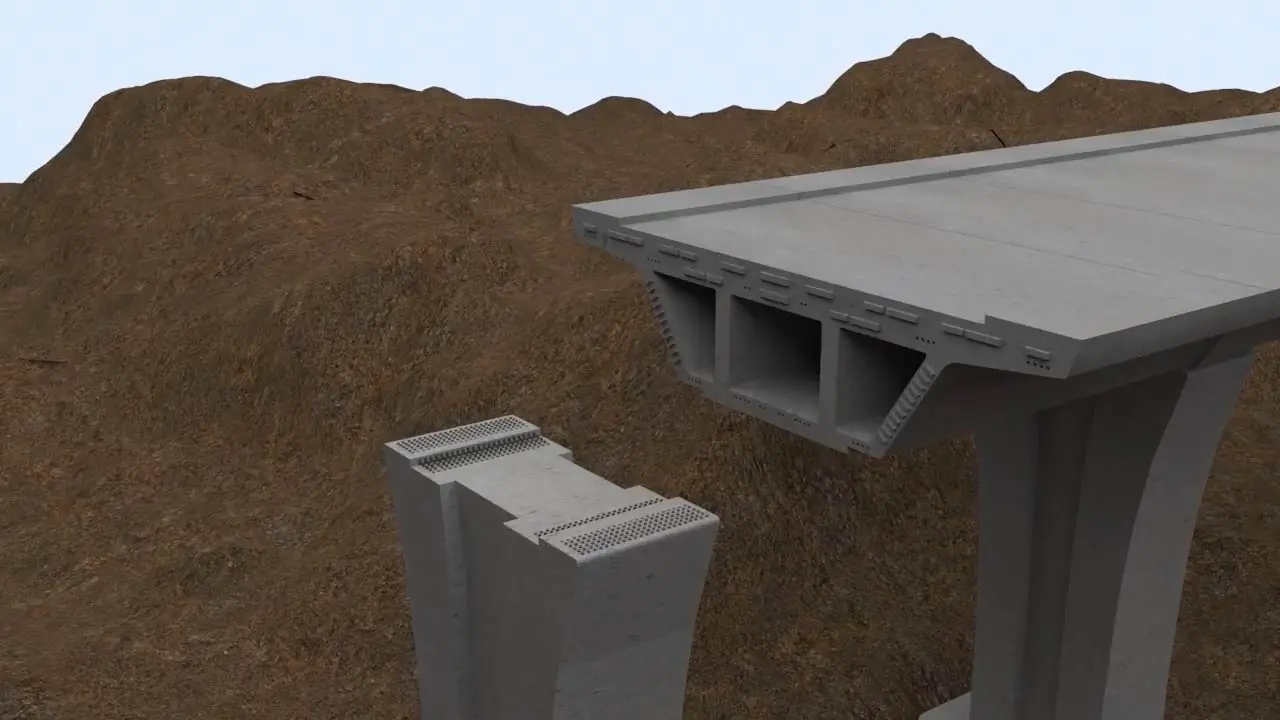 Foundation insulation of structure for Preparing ground of bridge