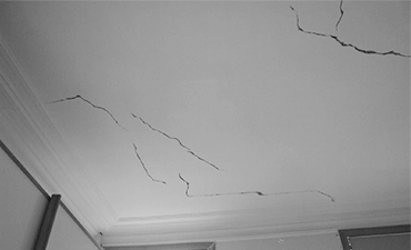 Cracks in the ceiling