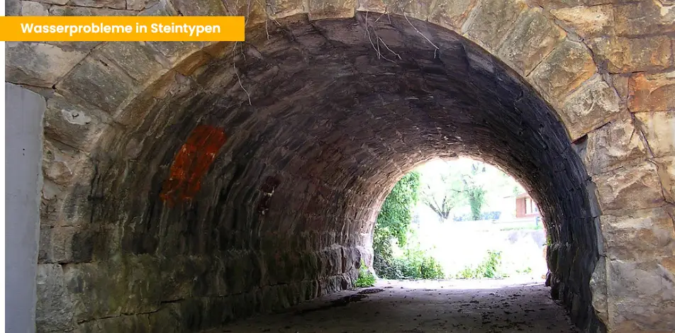 Wasserprobleme in Steintypen