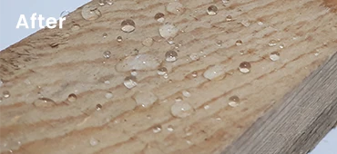 Moisture-proof solution for wood