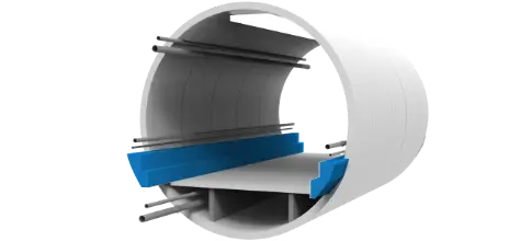 What is the method of waterproofing the Concrete Expansion Joints of the Tunnel?