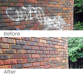 Gentle graffiti cleaner