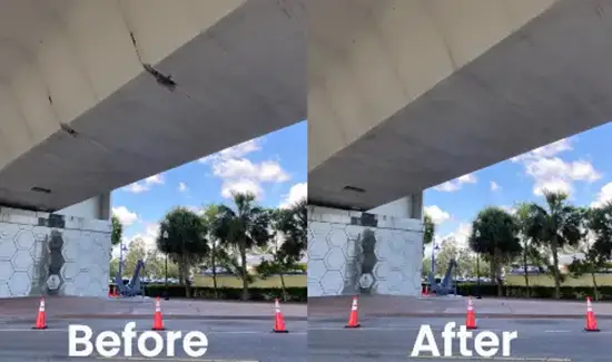 How do you waterproof underdeck of the Bridge?