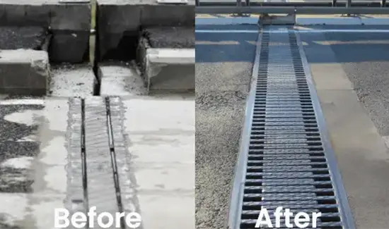 How do you waterproof  Drainage of the Bridge?