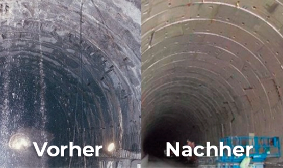 Wie macht man das Dach des Tunnels wasserdicht?