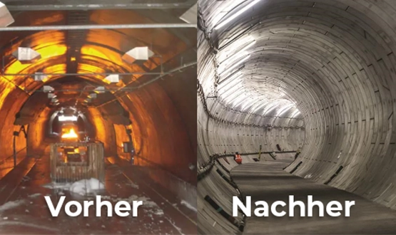 Wie macht man die Grundlage des Tunnels wasserdicht?