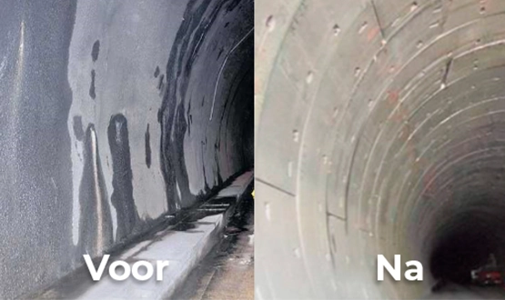 Hoe maakt u de wand van de tunnel waterdicht?