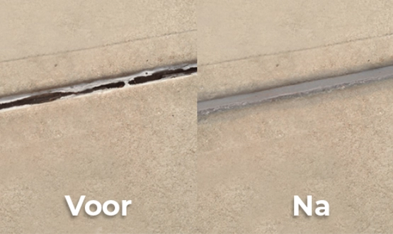 Hoe maak je de Dilitatievoegen in beton van het Plein waterdicht?