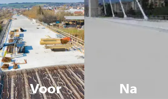 Hoe maak je de fundering van de structuur voor het bovendek van de brug?