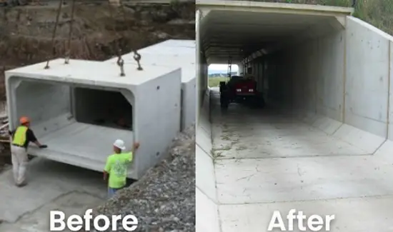 How to do the foundation of the structure for the concrete expansion joints of the Tunnel?