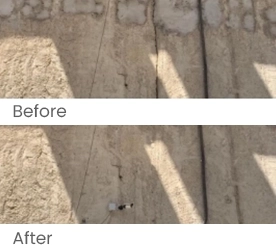 Flexible concrete waterproofing