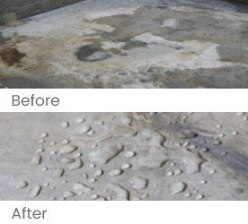 Waterproofing solution for concrete