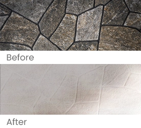 Moisture protection for stone