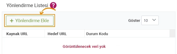 Ciriks Website Builder'da yeni bir yönlendirme kuralı nasıl eklenir?