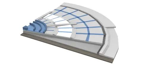 What is the method of Foundation insulation of structure for concrete expansion joints of Land?