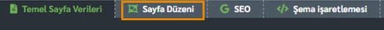 Ciriks web sitesi oluşturucuda Sayfa Tasarımı bölümüne nasıl erişilir?