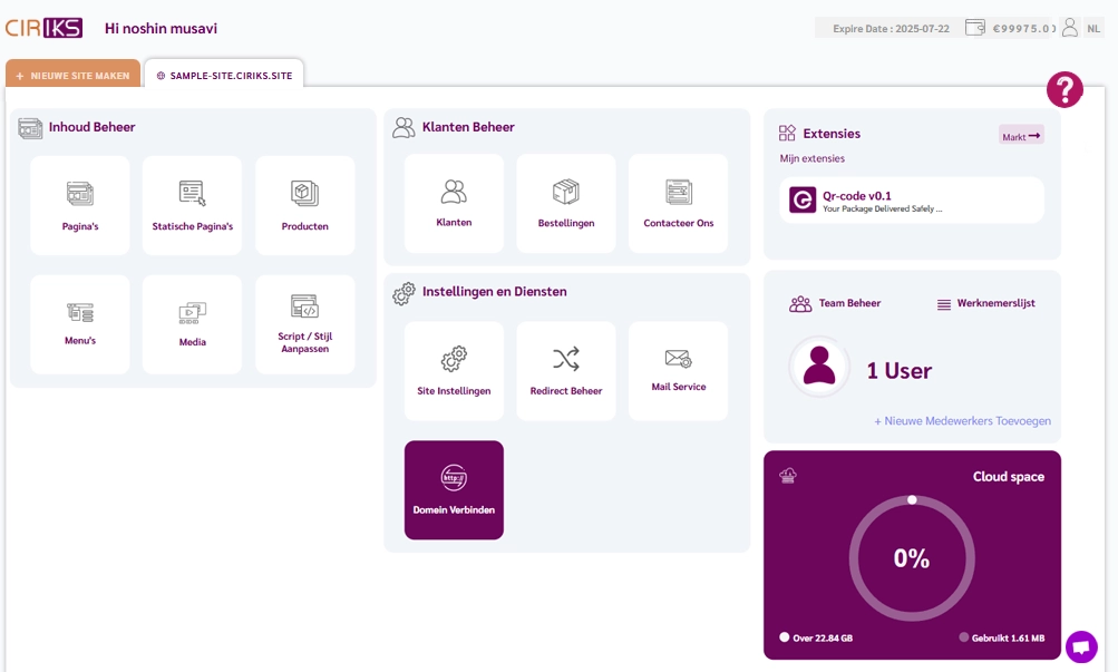 Hoe eenvoudig uw website beheren en aanpassen met Ciriks Site Builder Dashboard