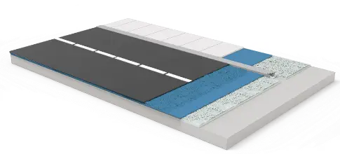 What is the method of Foundation insulation of structure for Foundation of Road?