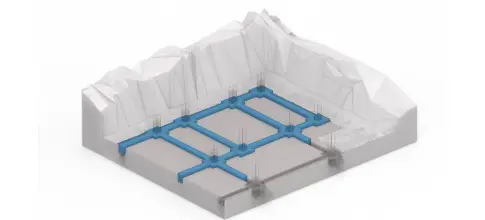 What is the method of Foundation insulation of structure for Foundation of buildings ?