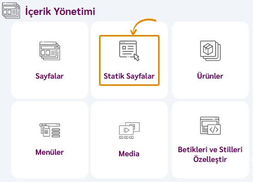 Ciriks'te Ürün Yönetimi Bölümüne Nasıl Erişilir