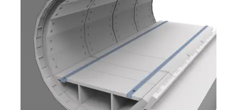 What is the method of Foundation insulation of structure for Drainage of Tunnel?