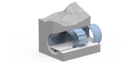 What is the method of Foundation insulation of structure for prefab parts of Tunnel?