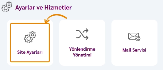 Ciriks Site Builder'da Site Ayarlarına Erişim Rehberi