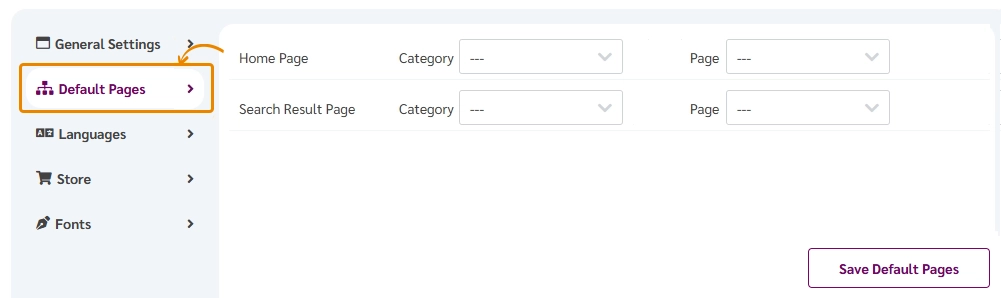 How to Find Default Pages in Ciriks Site Builder?