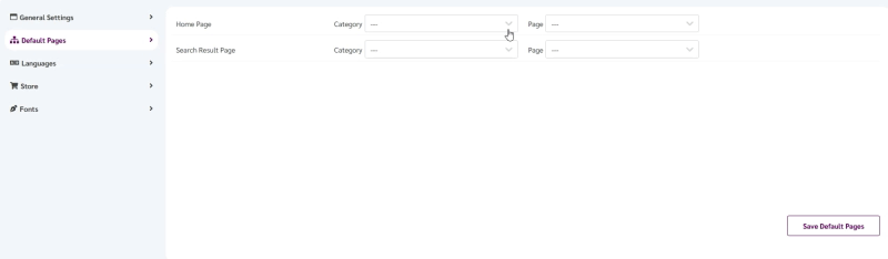 How to Set a Default Home Page in Ciriks Site Builder?