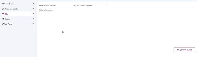 Web sitesinde çok dilli modu etkinleştirme rehberi