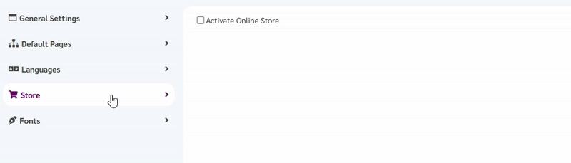 How to enable your online store in Ciriks Site Builder?