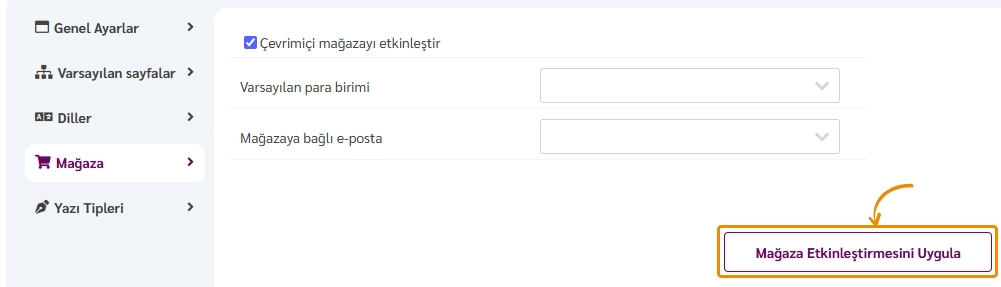 Çevrimiçi mağaza aktivasyonunu nasıl tamamlayabilirsiniz?