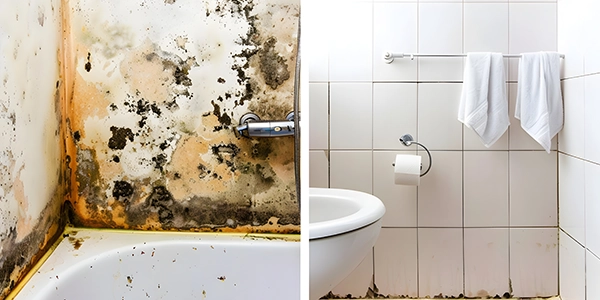 How do I remove black mold in my shower permanently?