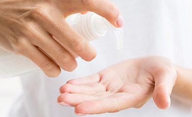 skin-friendly hand sanitizer