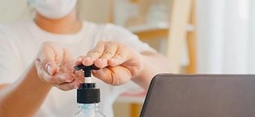 Dermatologically tested hand sanitizer