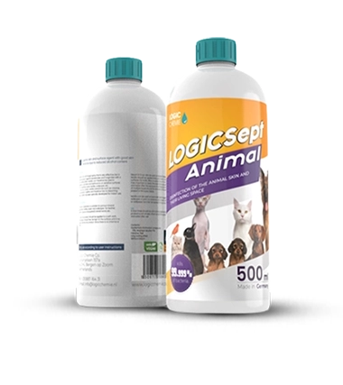 Animal enclosure disinfectant